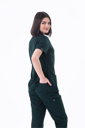 Haki Yeşil Premium Scrubs