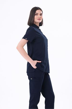 Lacivert Premium Scrubs