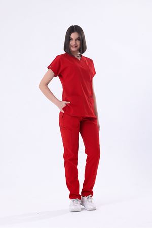Kırmızı Elite Scrubs