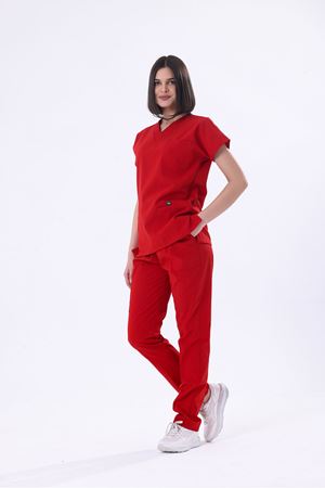 Kırmızı Elite Scrubs